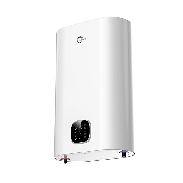 Chauffe Eau Electrique Plat Mural Multipositions Kimoro Sannover 50 Litres   Kit d'Installation Complet NF