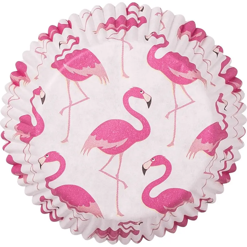 Papierförmchen Flamingo