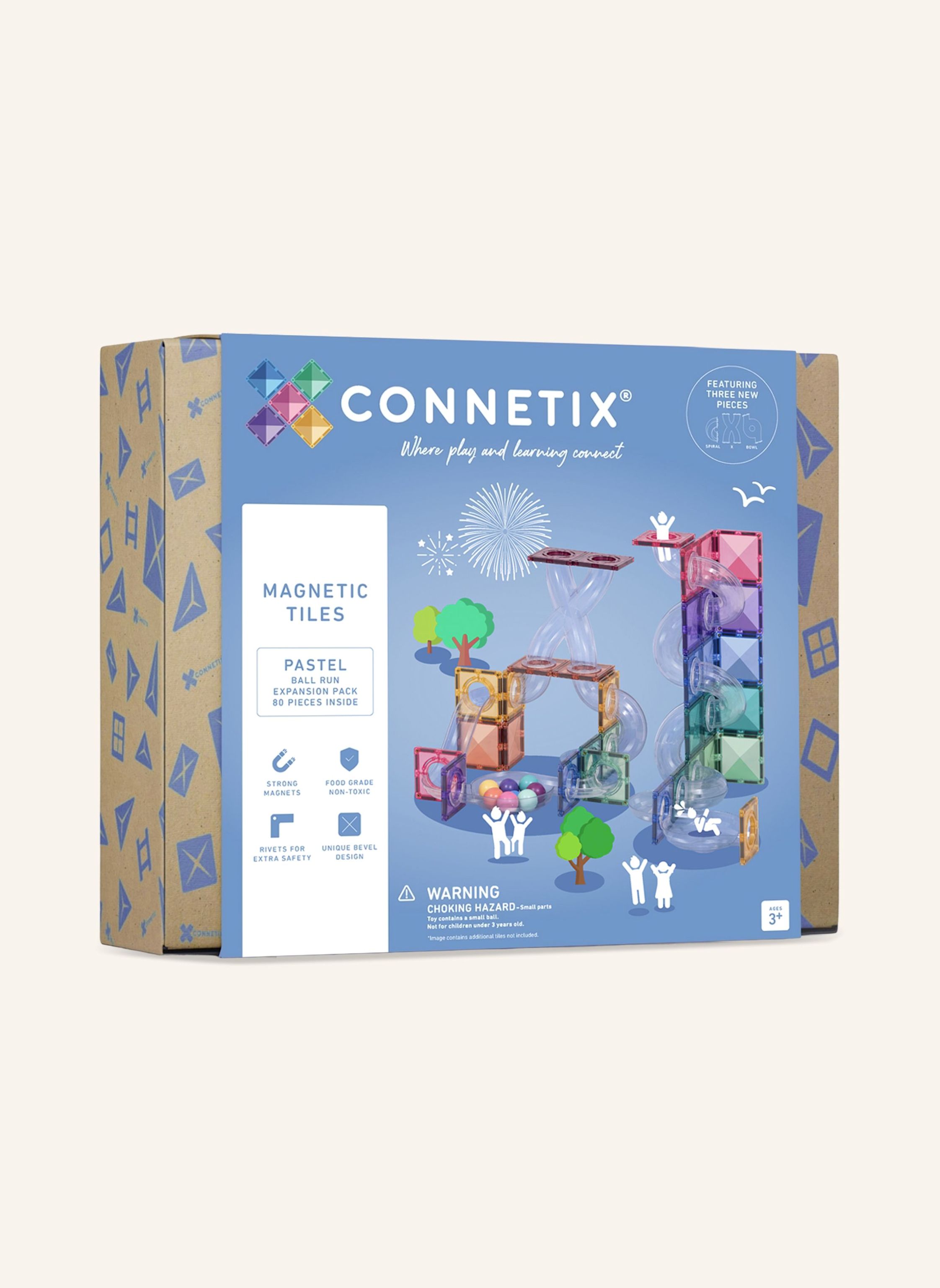 Connetix Kugelbahnen-Erweiterungs-Set PASTELL