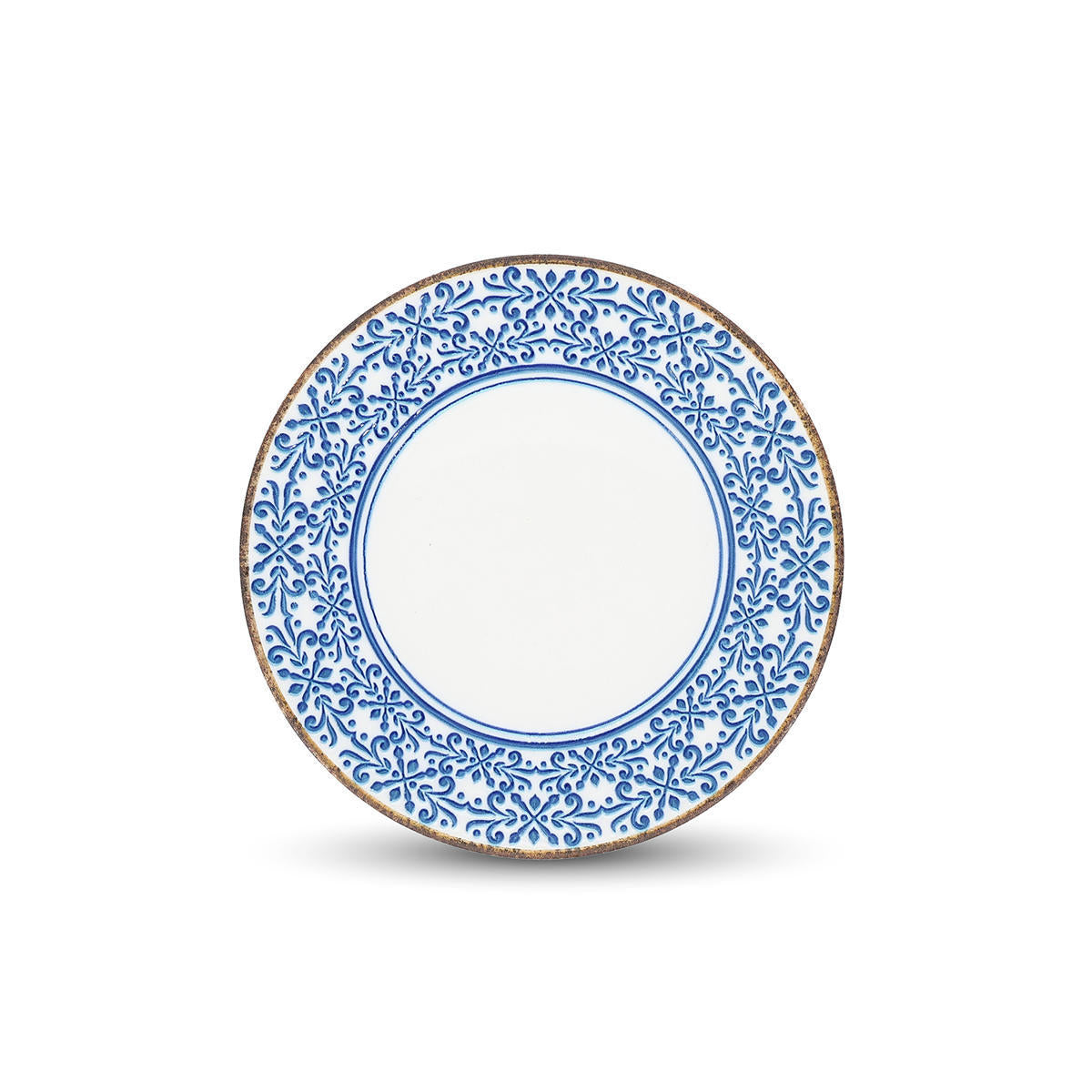 Bonbistro - Plat bord 25cm blauw Azul - Set van 6