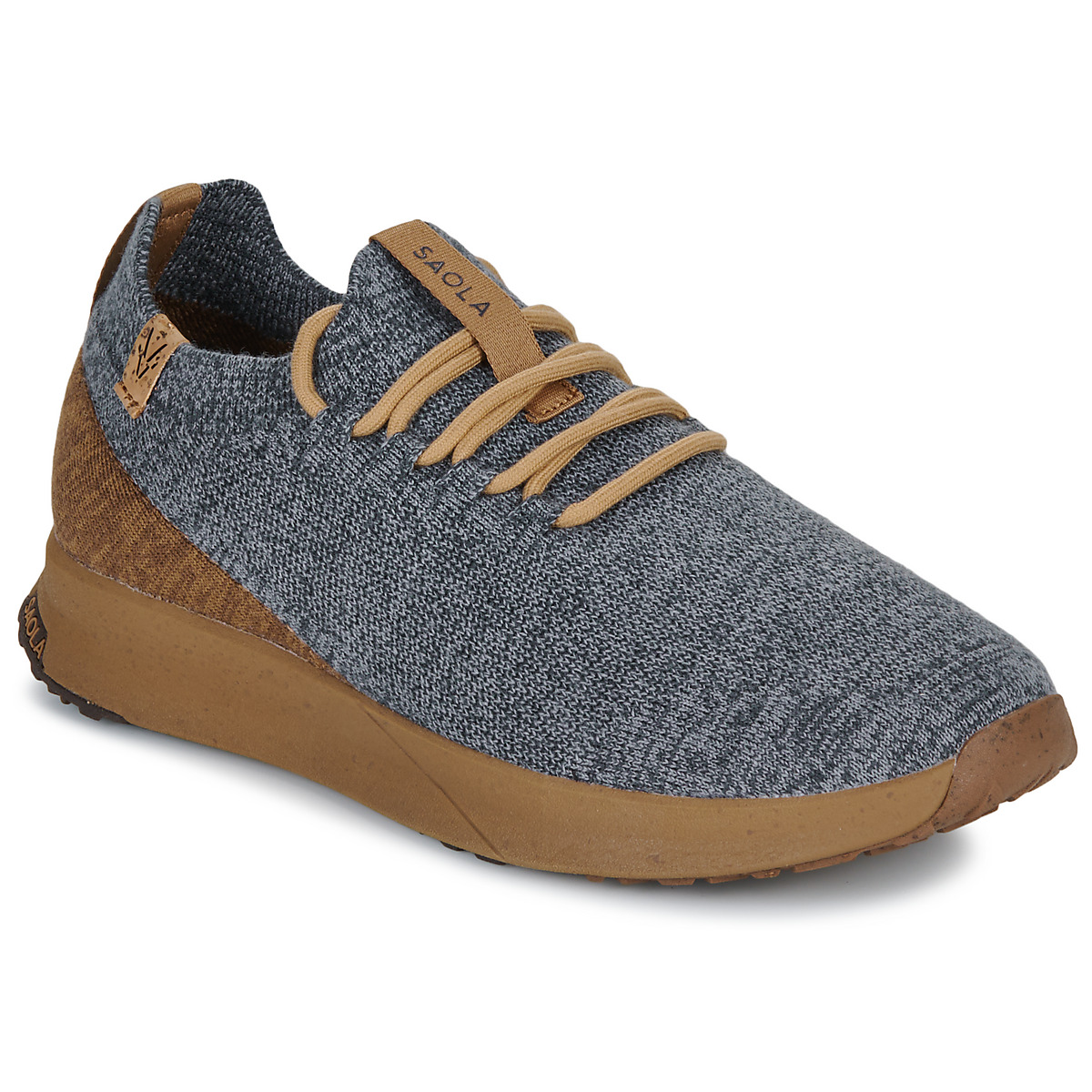 Saola - TSAVO 2.0 WOOL - Grey / Brown