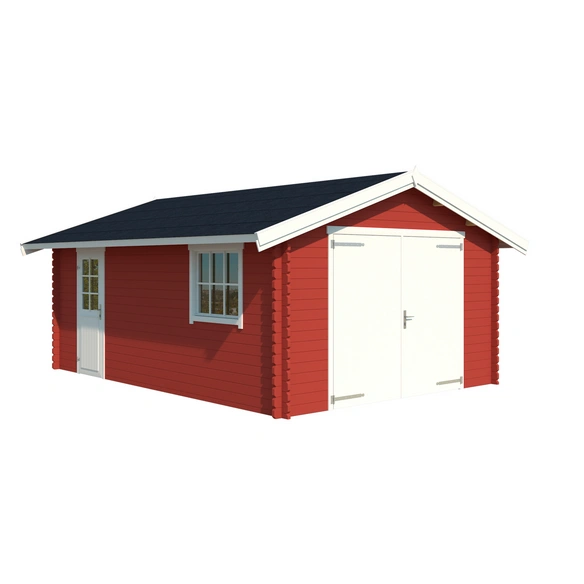 Gartenhaus »Yarik«, BxHxT: 473,7 x 273,6 x 583 cm (Außenmaße inkl. Dachüberstand), Holz