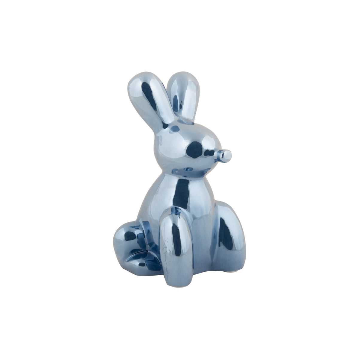 Present Time ornament Balloon Bunny Groot - blauw - 12.7x11.5x20cm