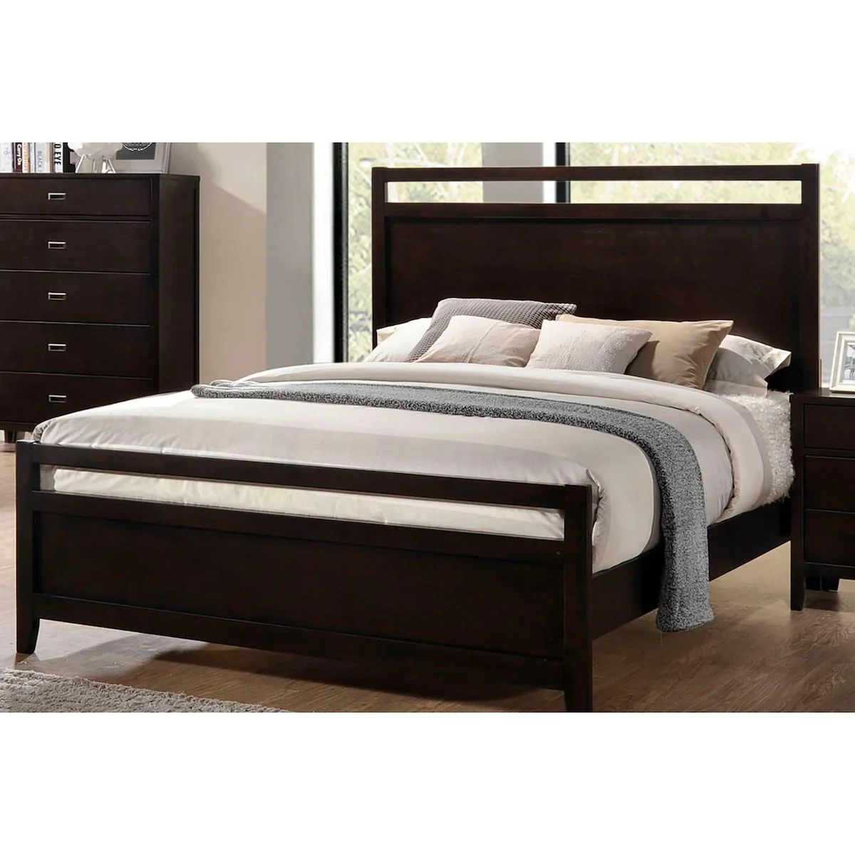 Dark Cherry King 5 Piece Set