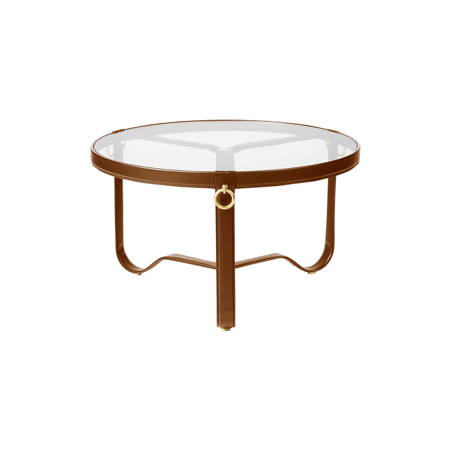 Adnet Coffee Circular Table, tan
