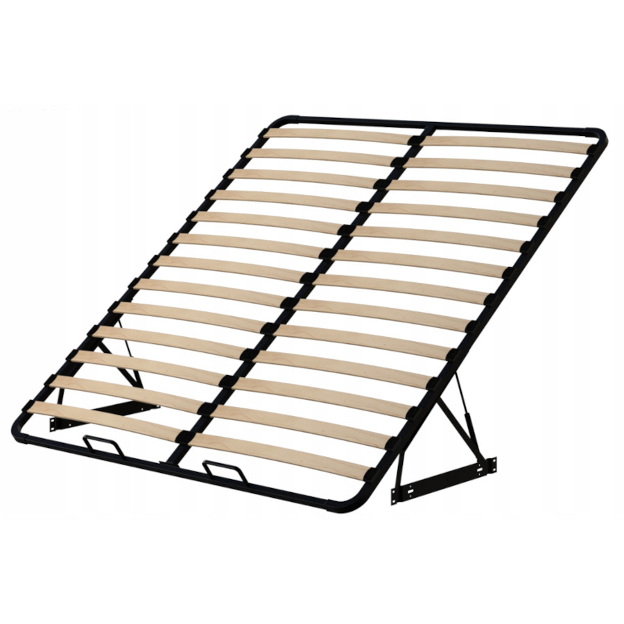 Metalowy stelaż podnoszony do łóżka MOVEUP 160x200 26 listew brzozowych