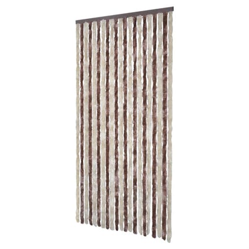 NNEVL Insect Curtain Beige and Light Brown 100x220 cm Chenille