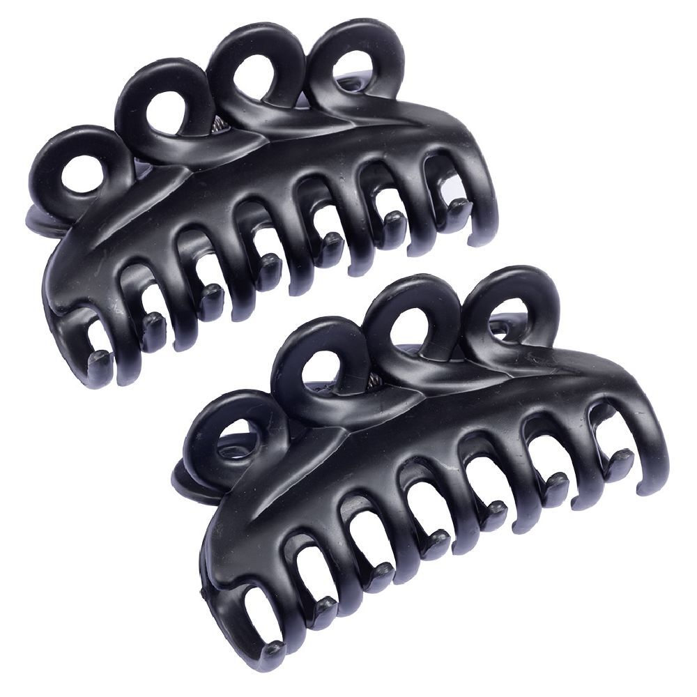 Pince noir mat L9cm x2