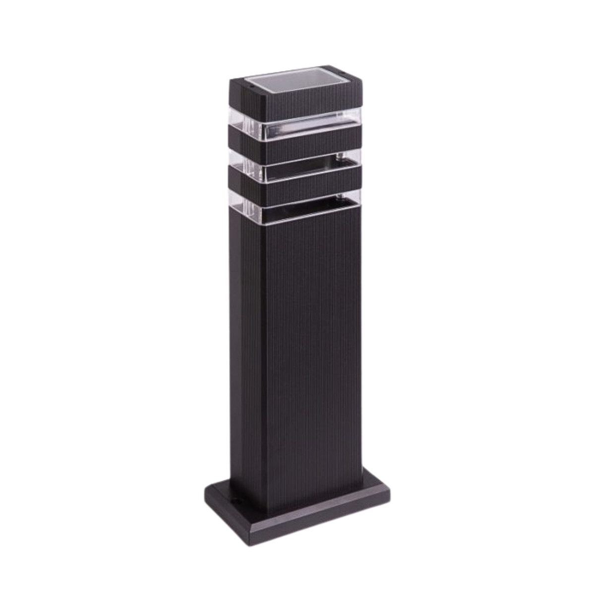 Lampa ogrodowa stojąca czarna słupki wys:40 cm 1xGU10x35W IP44 Ecolight