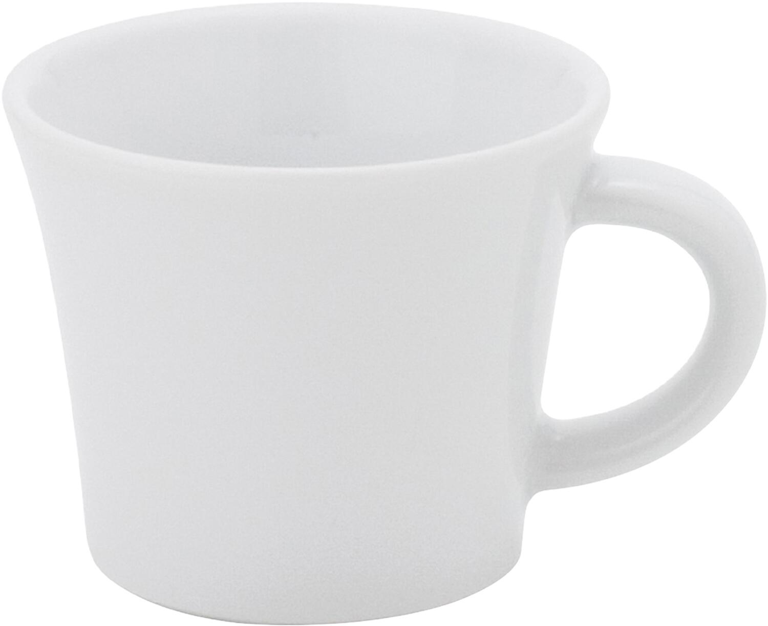 Kahla Update Espresso-Obertasse 0,09 l mit Henkel in weiß