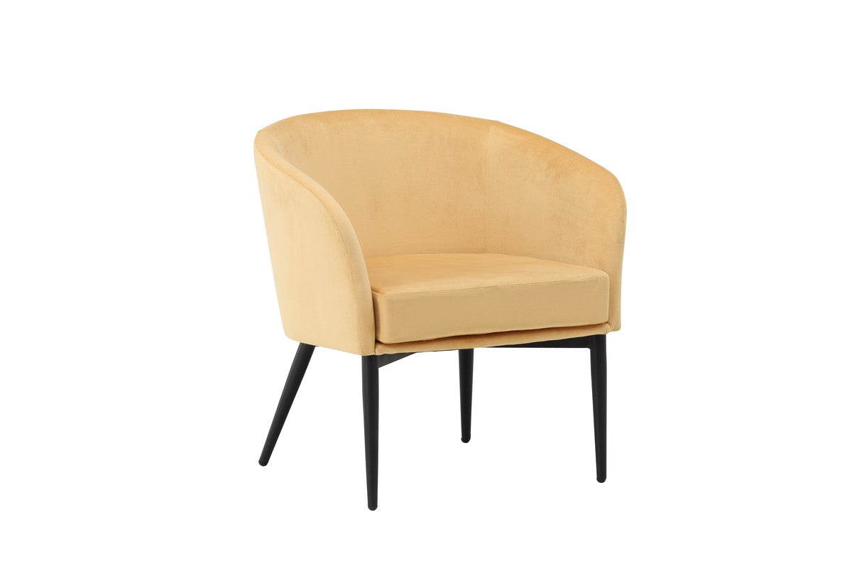 Rebellenclub Fauteuil Minerva - Geel Velours