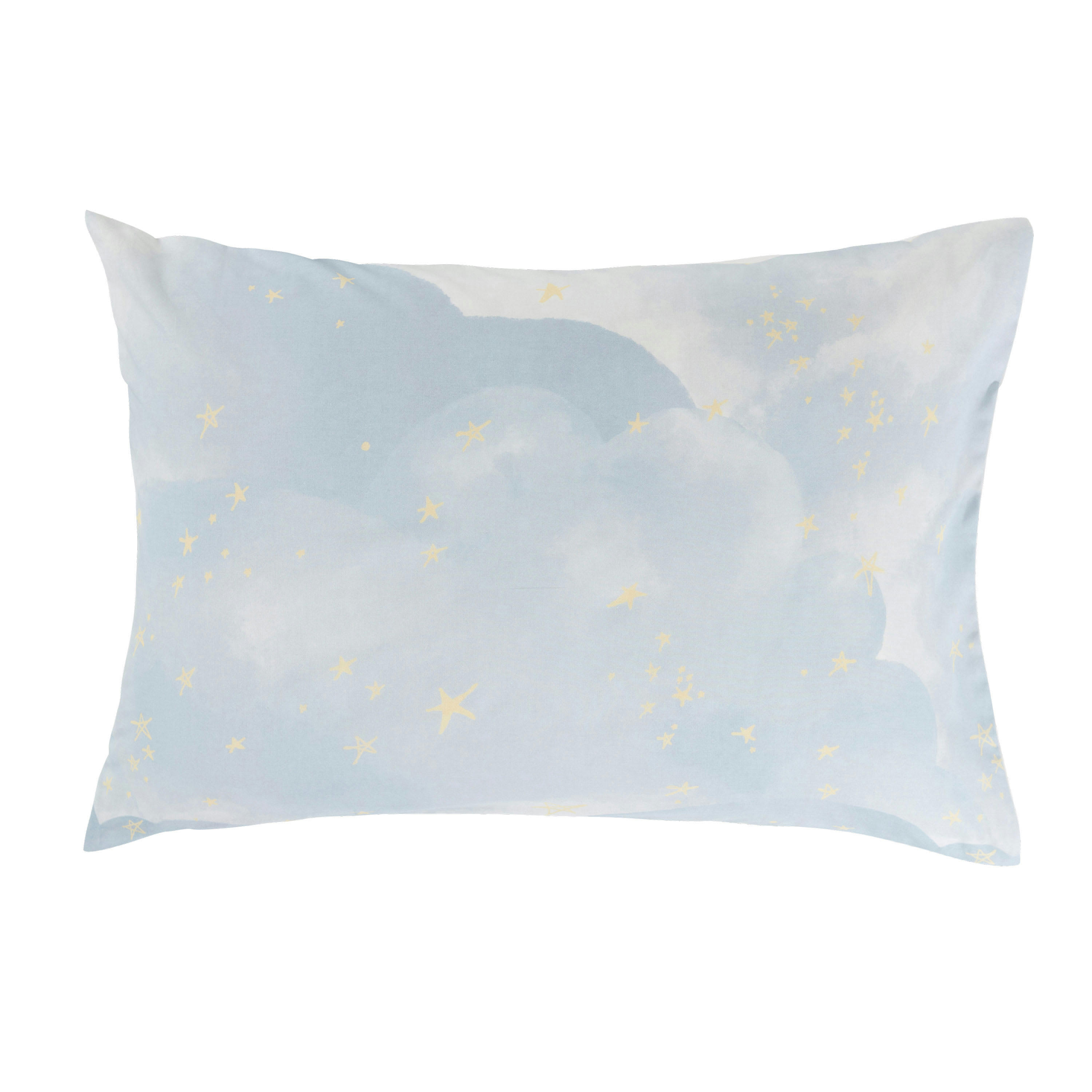 SKOG - Taie d'oreiller rectangulaire pur coton imprimé blanc 50 x 70 cm