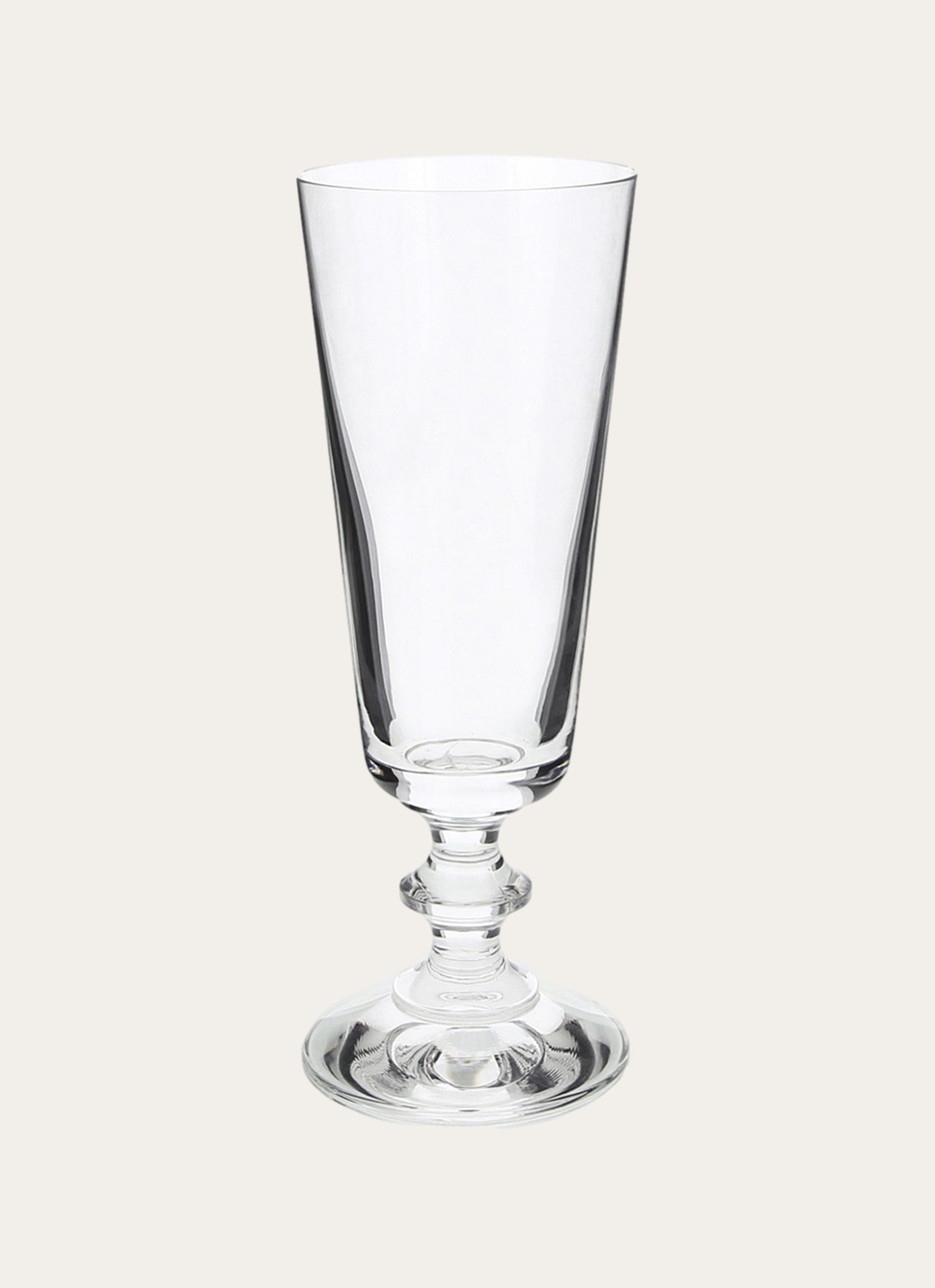 FLUTE à CHAMPAGNE EN CRISTALLIN TRANSPARENT