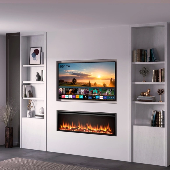 Elektrokamin, »AT-60«, 1500 W, 14,6x152,4x48 cm, schwarz