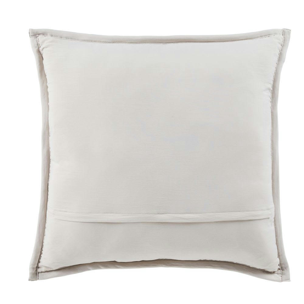 ROMIA - Coussin beige 60x60