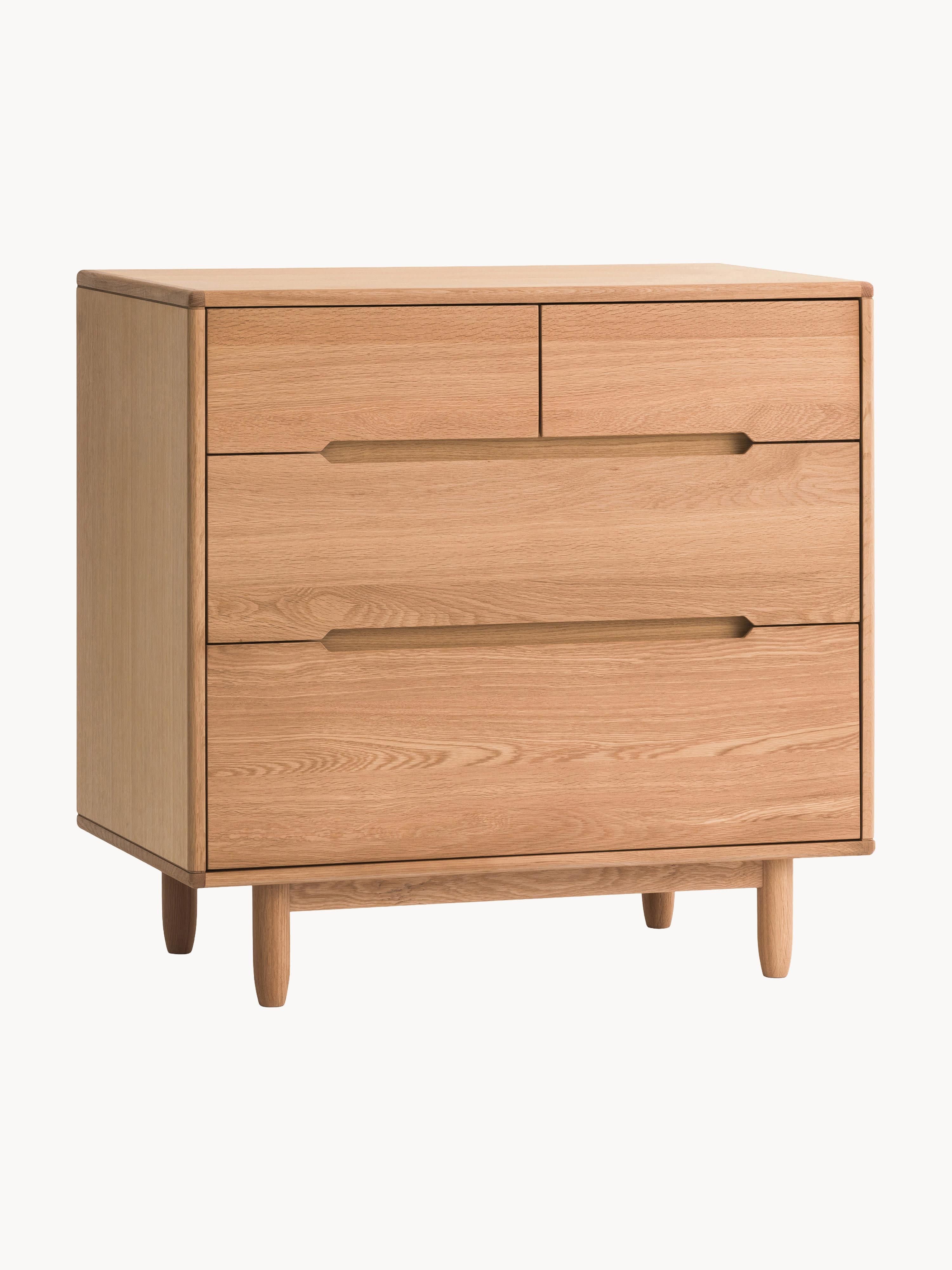 Holz-Wickelkommode Pure mit Schubladen