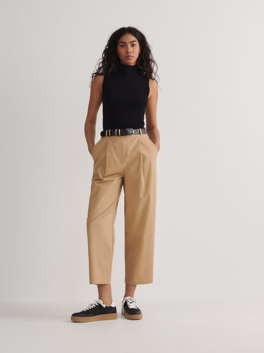 Chino Trousers With Belt