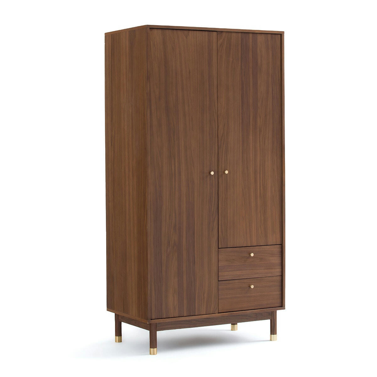 Armoire 2 portes, 2 tiroirs, Lambro