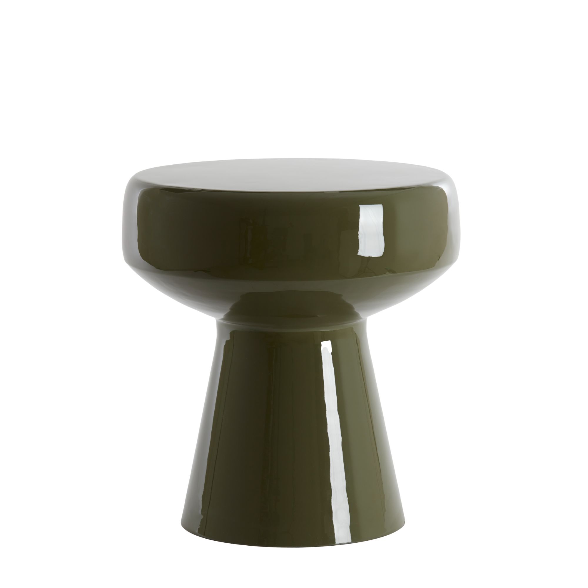 Light & Living bijzettafel Dakwa - groen - Ø38cm