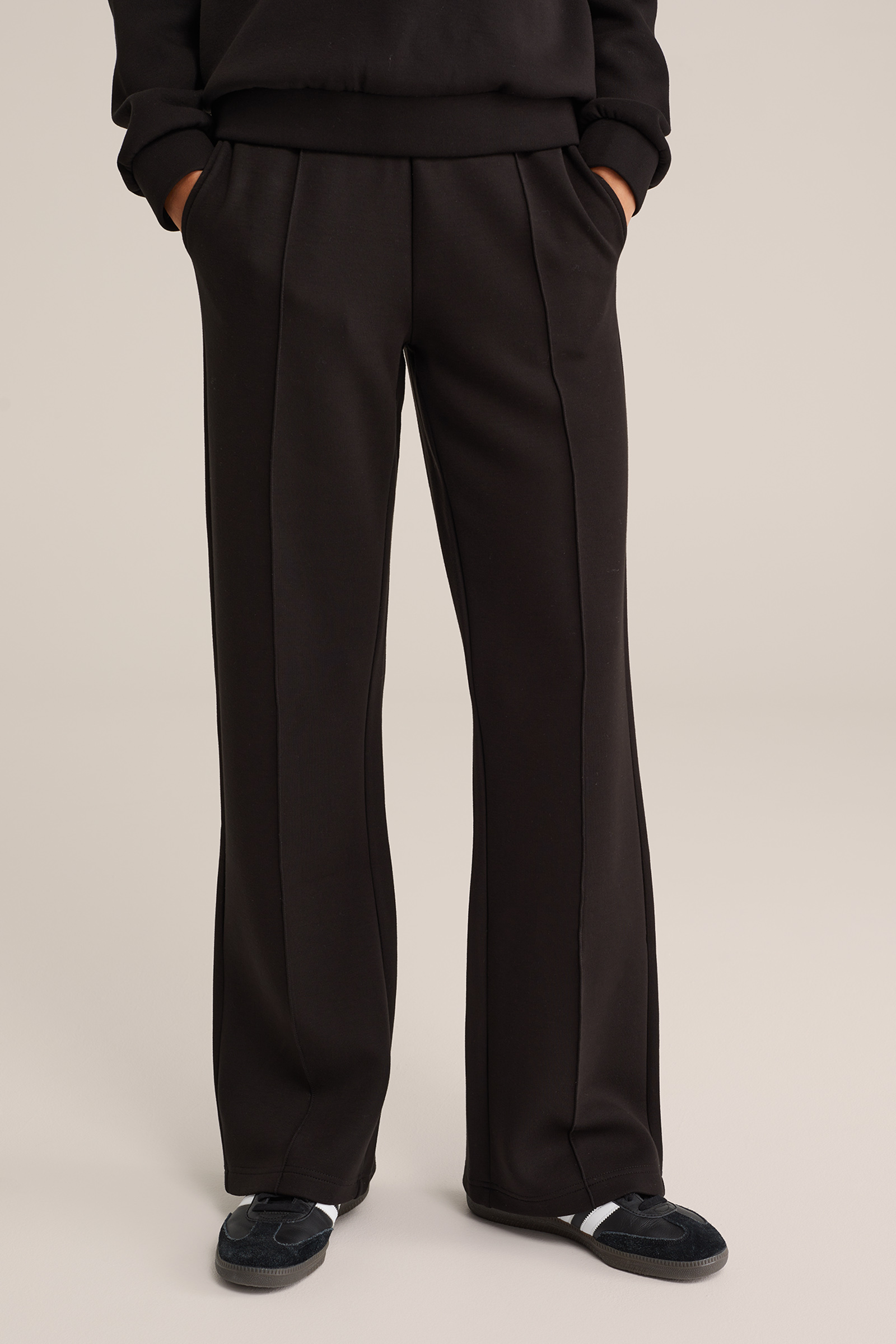 Dames Regular fit jersey broek