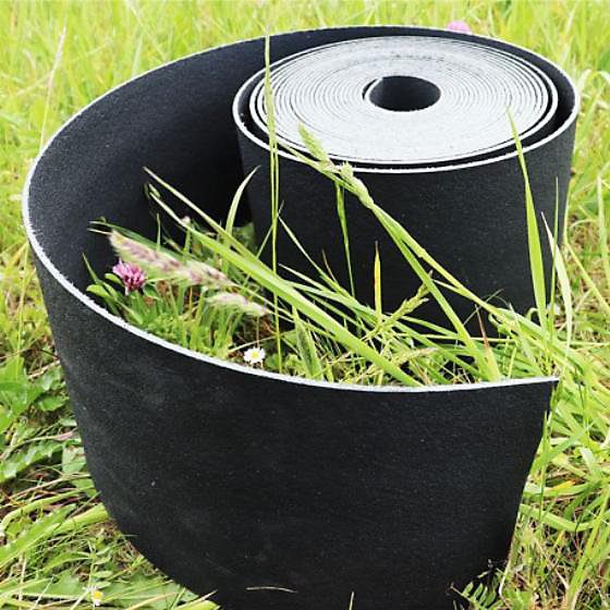 Bordure de jardin en plastique recyclé - 30cm - Gris - Jardiprotec