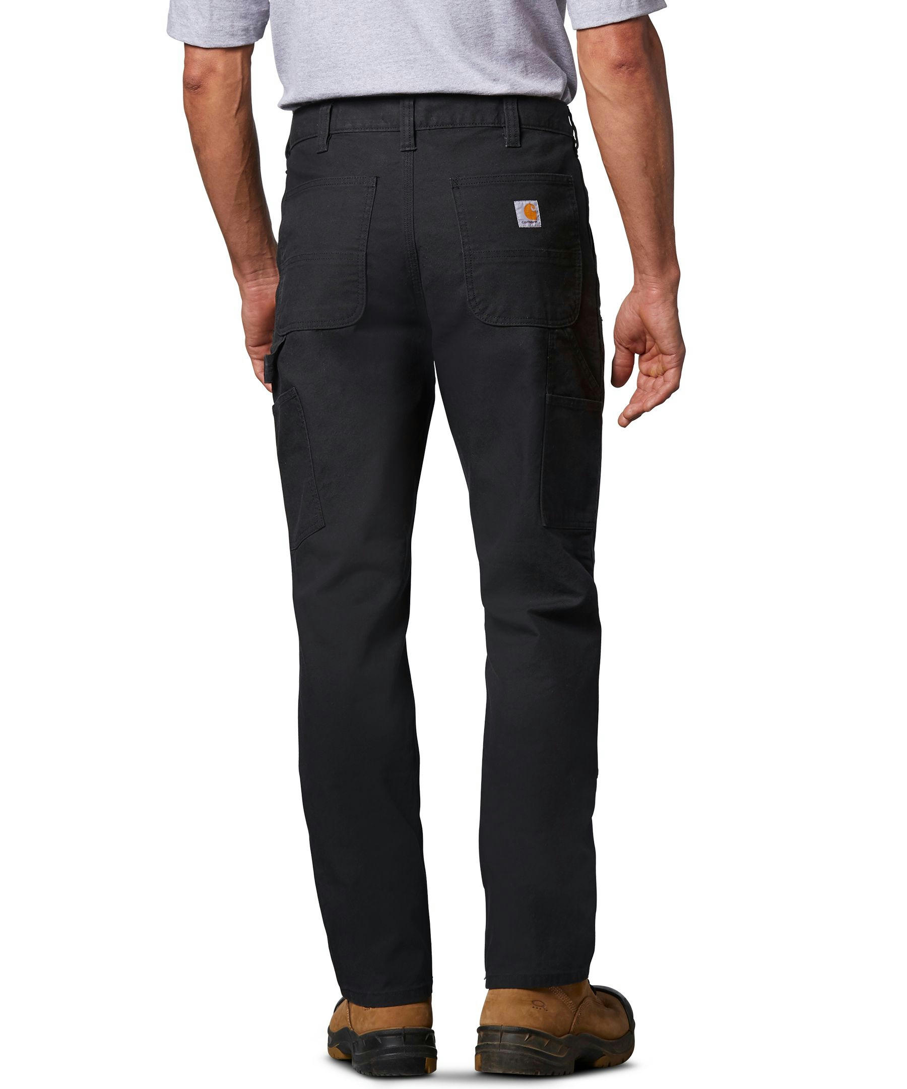 Carhartt Men's Rugged Flex Relaxed Fit Duck Double Front Pants - Carhartt Brown