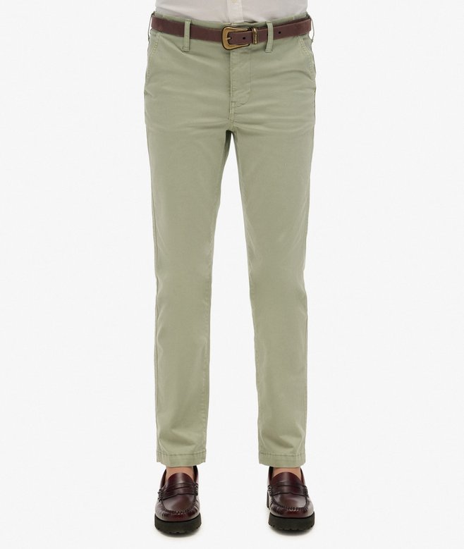 Mid Rise Chino Trousers