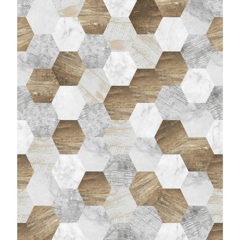 MIX AND MATCH - Crédence cuisine Fond de hotte ALU L60xH70cm Multicolore Graphique