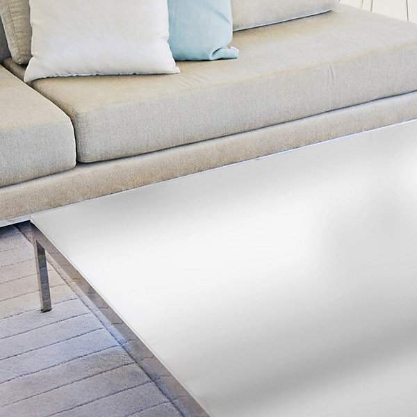 DIMEXACT - Film de protection pour table en verre dépoli blanc - 152 cm x 10 m - en Rouleau