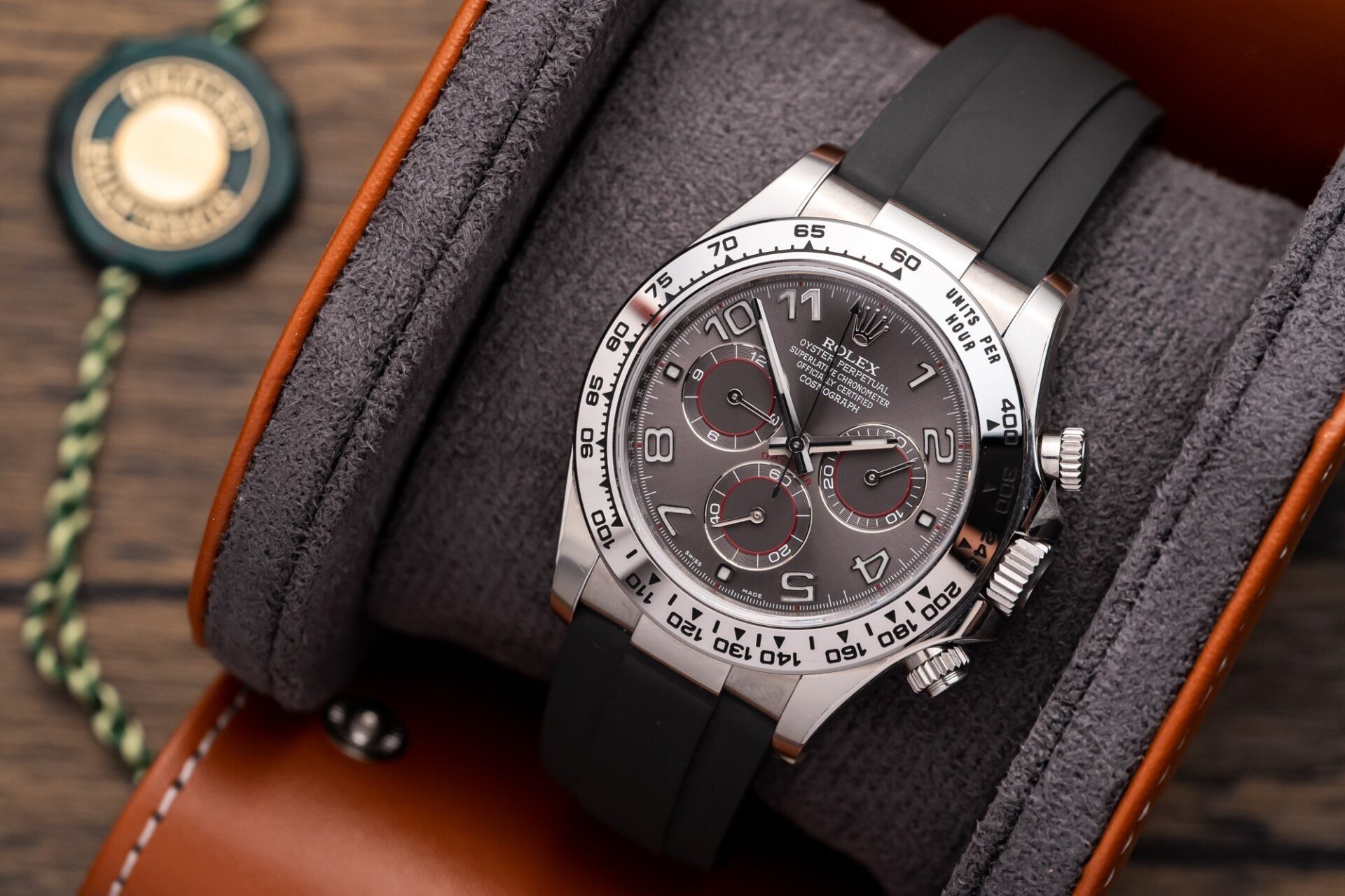 Rolex Daytona 116509LN 904L Steel Grey Arabic Dial 40mm Oysterflex Super Clone