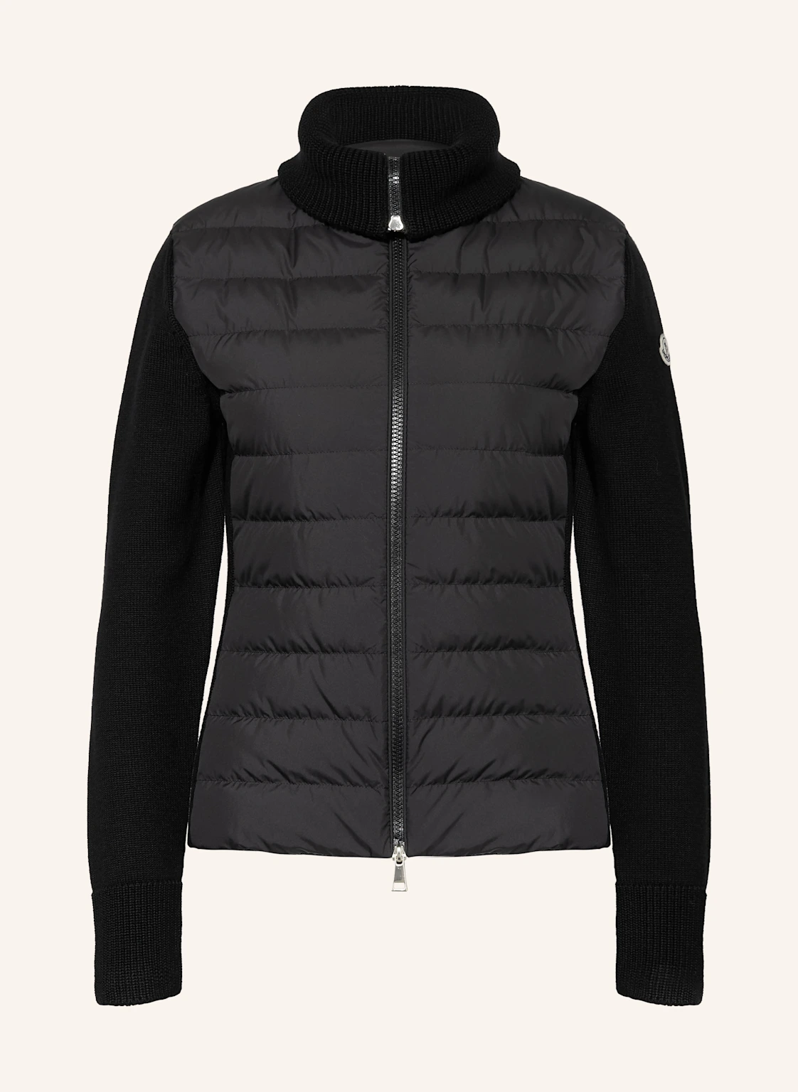 MONCLER Daunenjacke im Materialmix