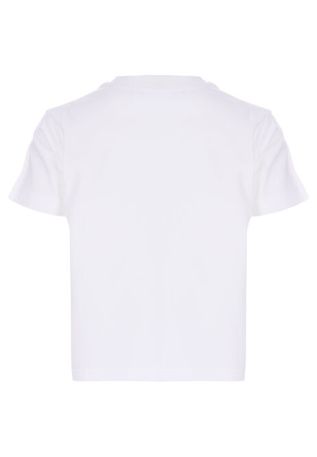 Younger Boys White Hot Wheels Smash & Crash T-Shirt