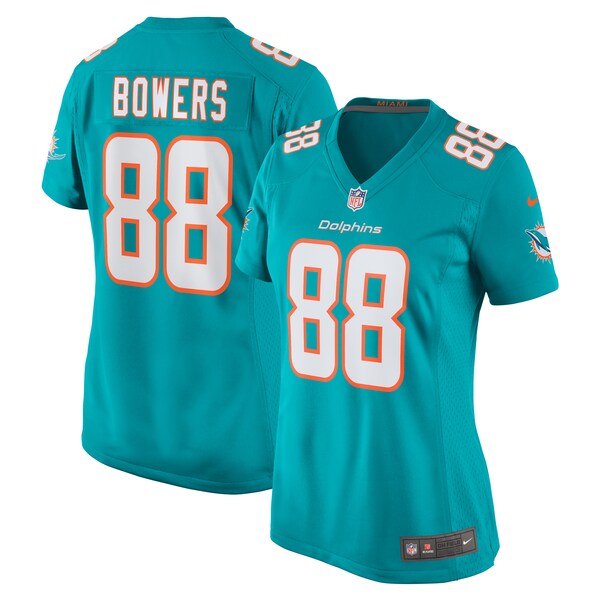Nick Bowers Miami Dolphins Nike Women's Team Game Jersey -  Aqua