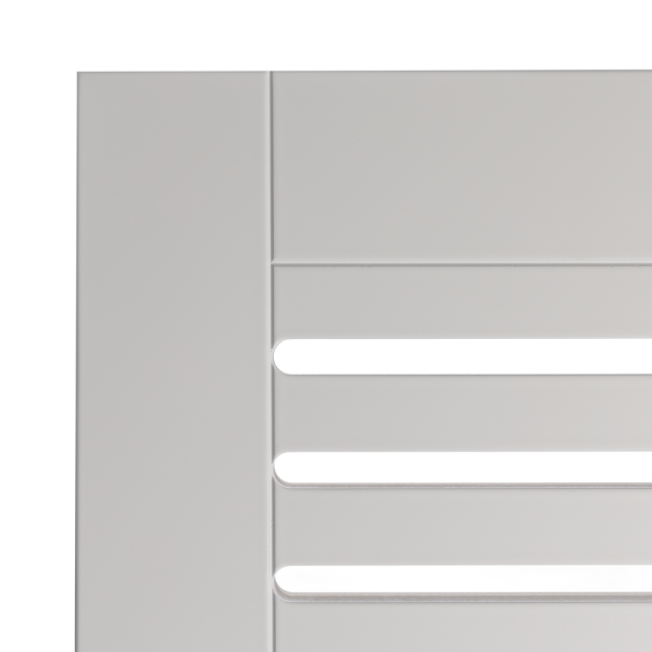 KOLM Drzwiczki ażurowe MDF lakier półmat Białe 72 x 29,4 cm