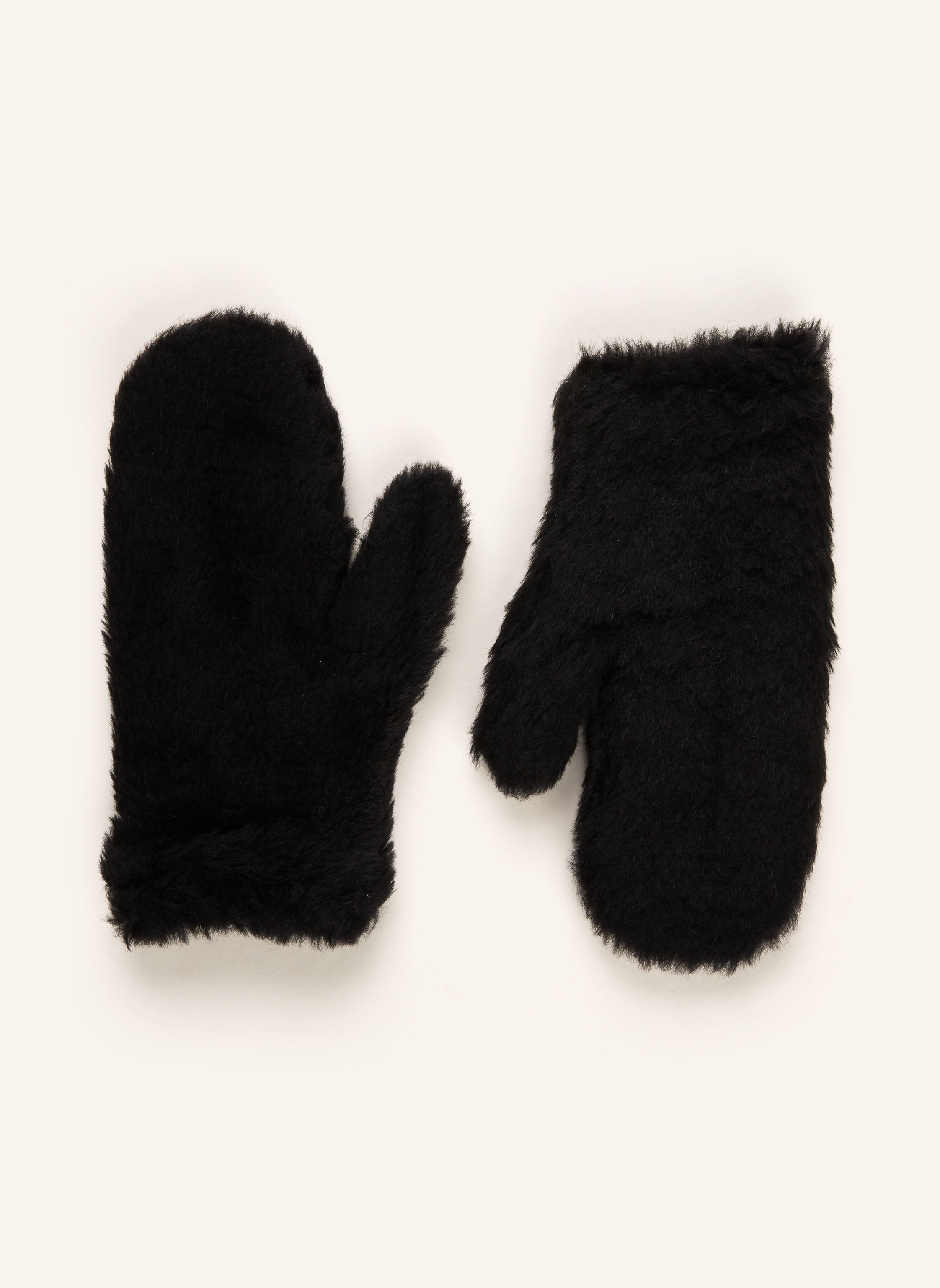 Max Mara Teddyfell-Fäustlinge OMBRATO mit Alpaka