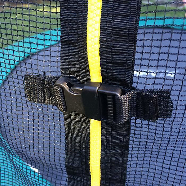 Filet de trampoline 250 cm bord intérieur - 6 poteaux - 8Ft - filet de sécurité