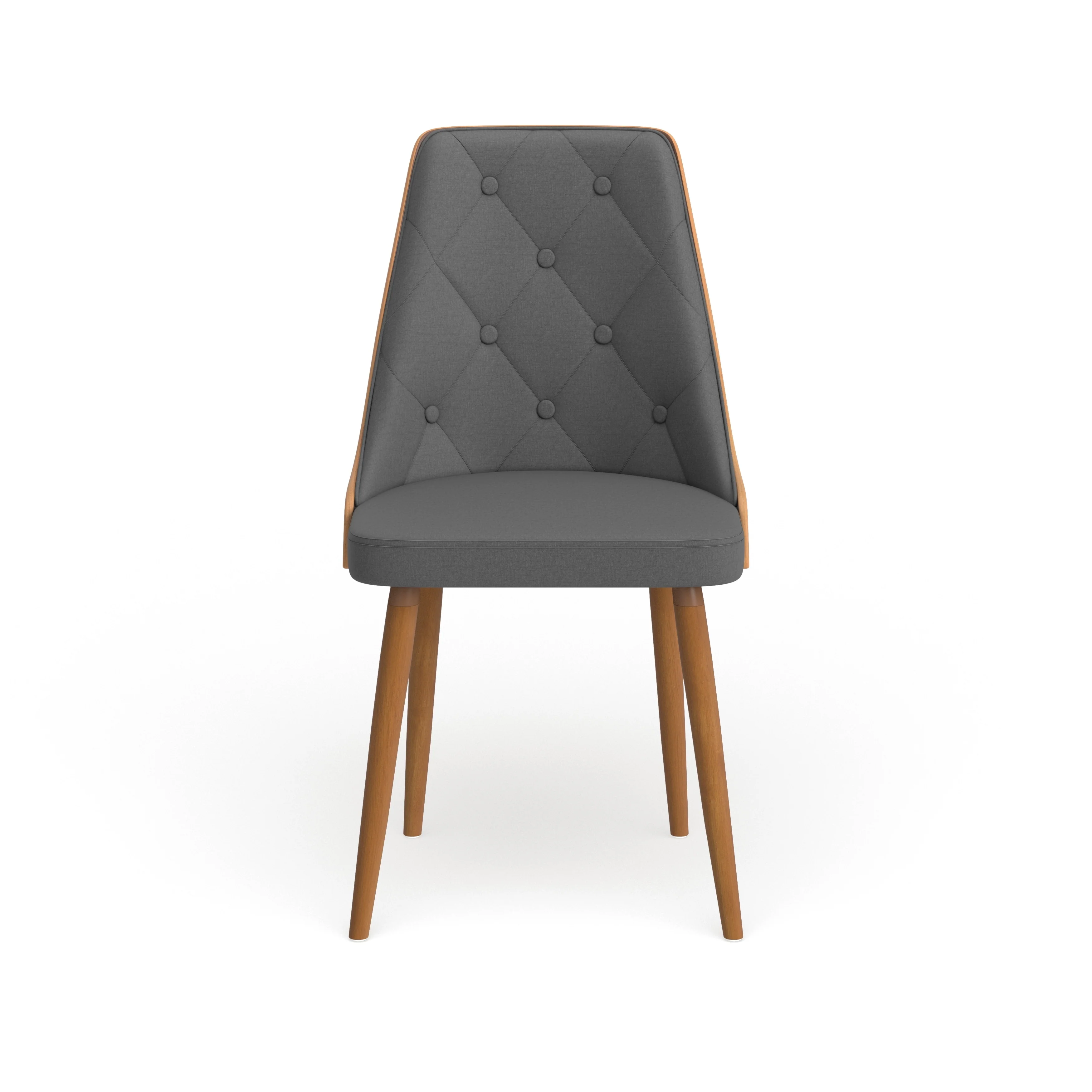 Carson Carrington Arvika Mid-century Modern Walnut Wood Dining Chair - N/A