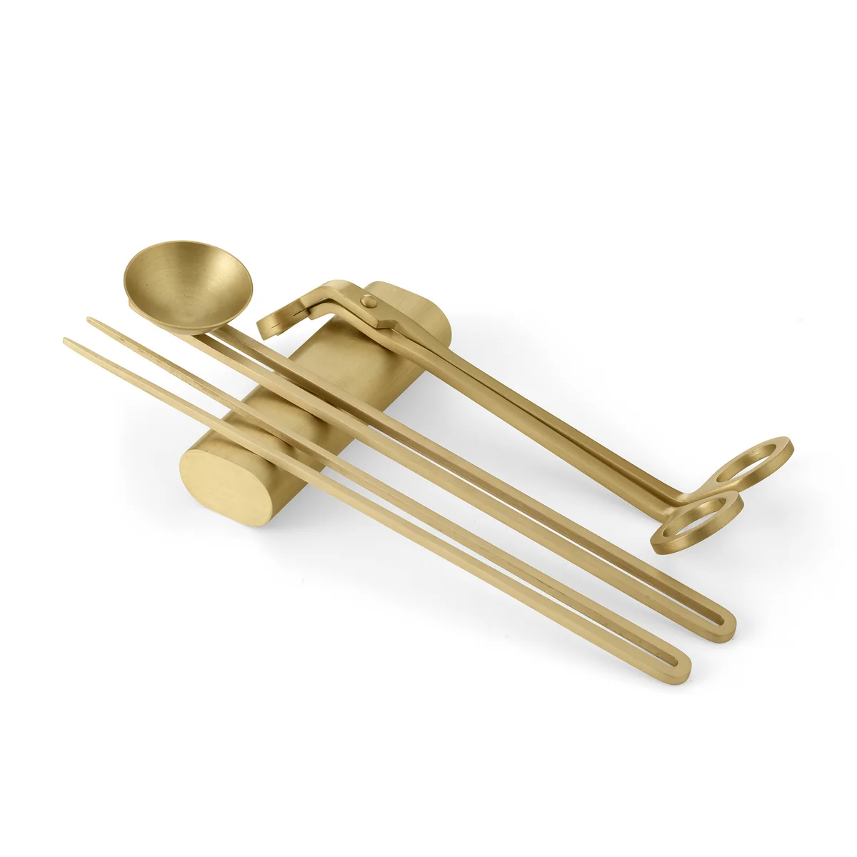 Audo - Clip Kerzenlöscher Set, Messing