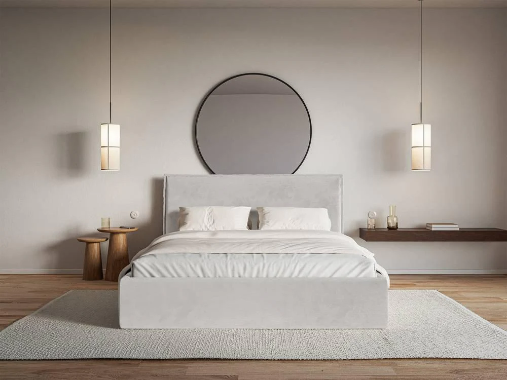 Bedframe Esmay velvet 200 x 200 cm