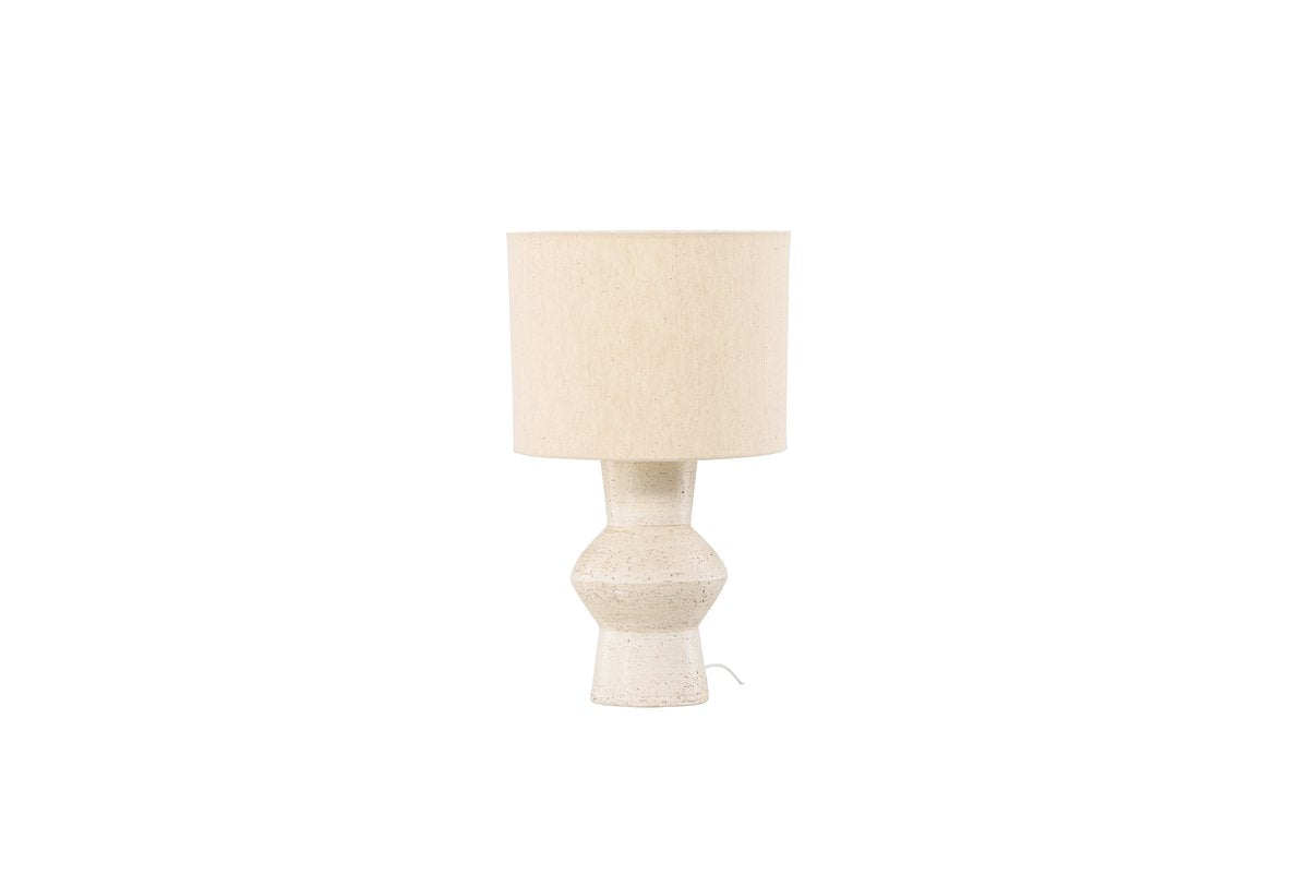 Rebellenclub Tafellamp Solea - beige - Ø 18 cm
