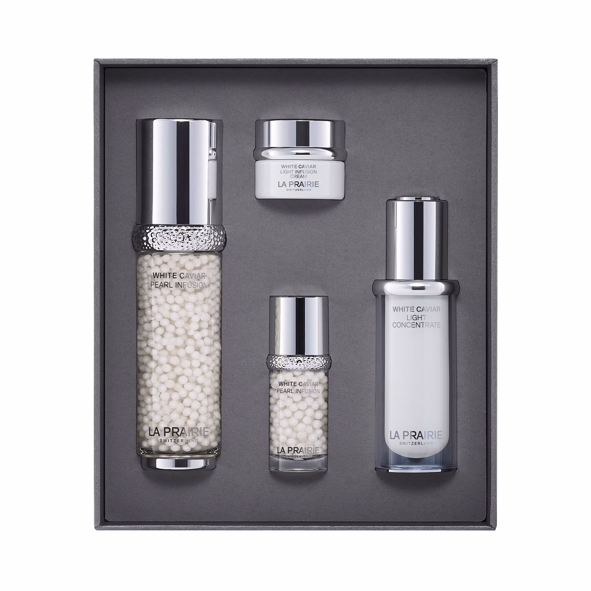 WHITE CAVIARCoffret - l'extrait lumière + crème light infusion + infusion de perles éclat