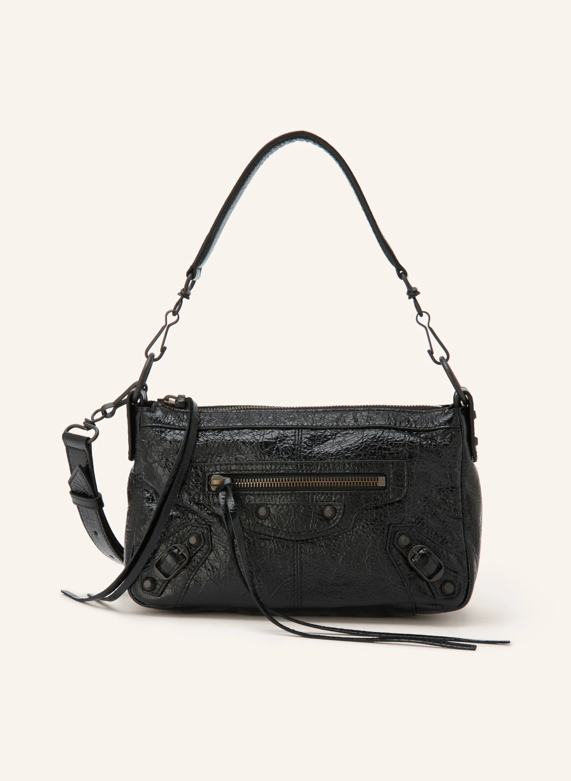 BALENCIAGA Handtasche LE CITY MOTO MINI mit Nieten