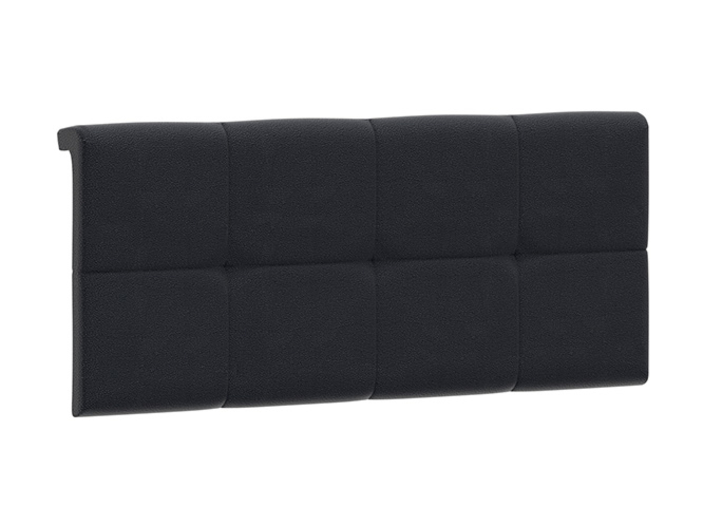 Nakładka tapicerowana do łóżka Tetrix 90 cm czarna