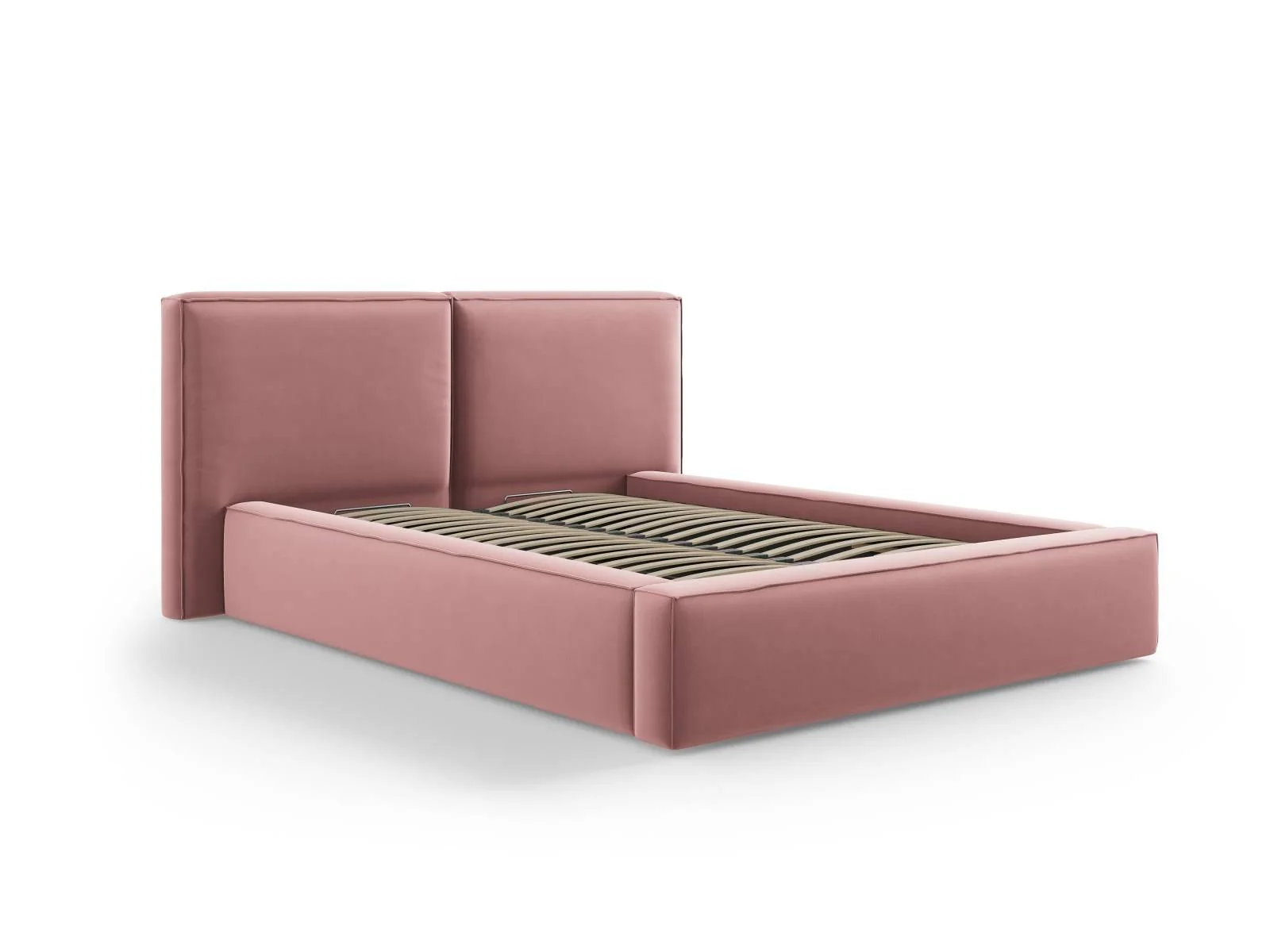 Bedframe Jodie met opbergruimte velvet 140 x 200 cm