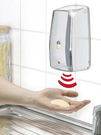 Bezdotykowy dozownik do mydła na podczerwień - 650 ml, WENKO