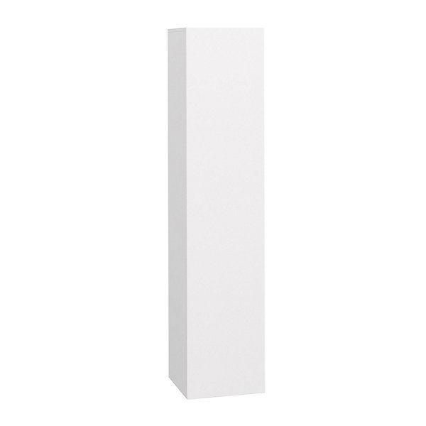 Meuble colonne salle de bain suspendu blanc LILA
