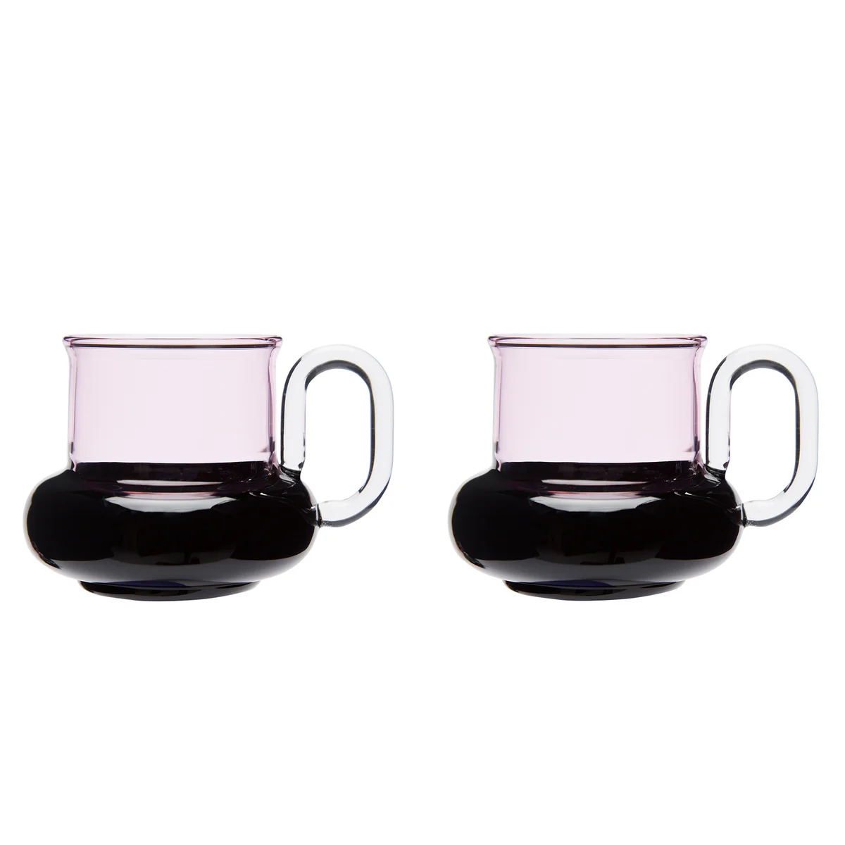 Tom Dixon - Bump Teetasse, schwarz (2er-Set)