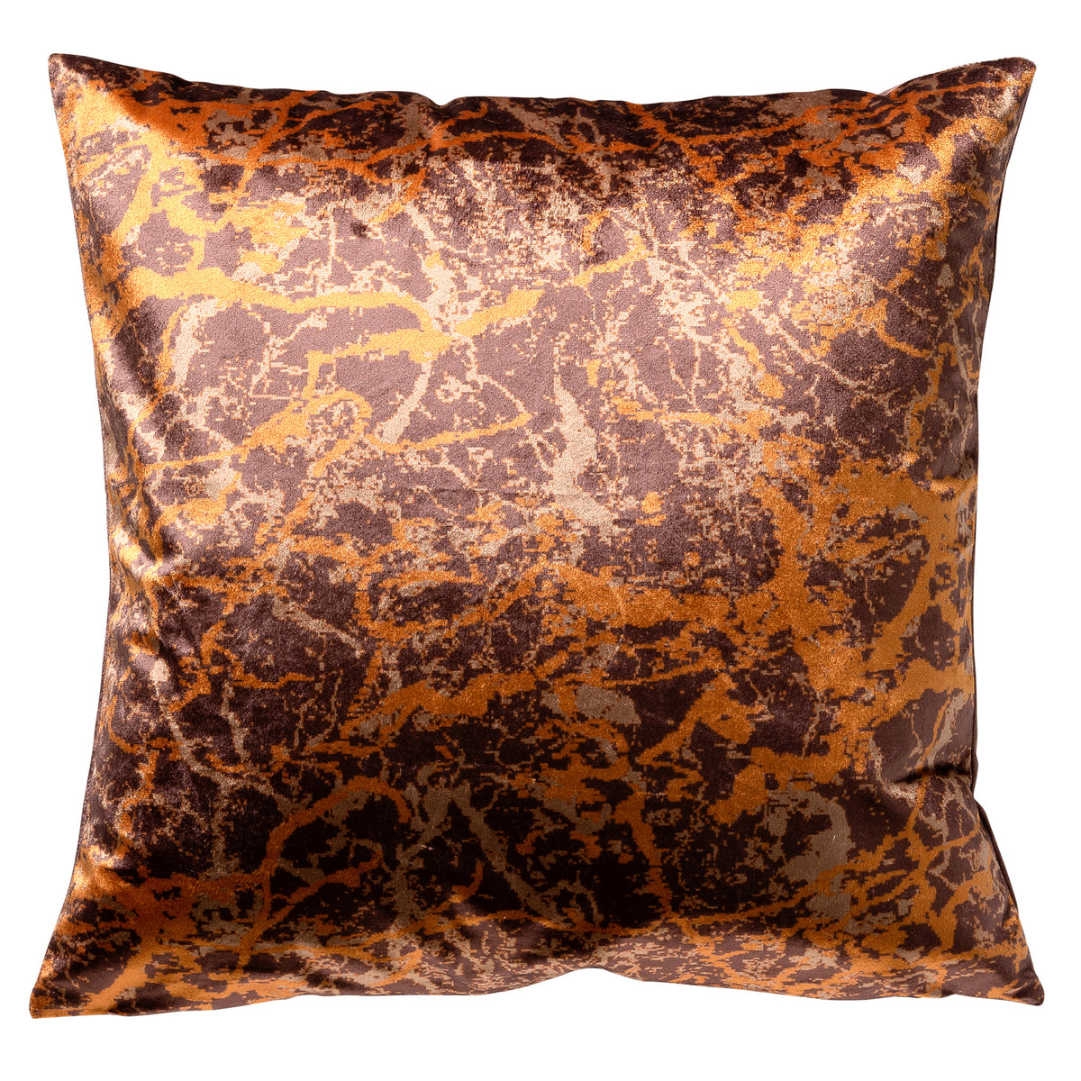 MARIN - Kussenhoes 45x45 cm - velvet - Cappuccino - multicolour