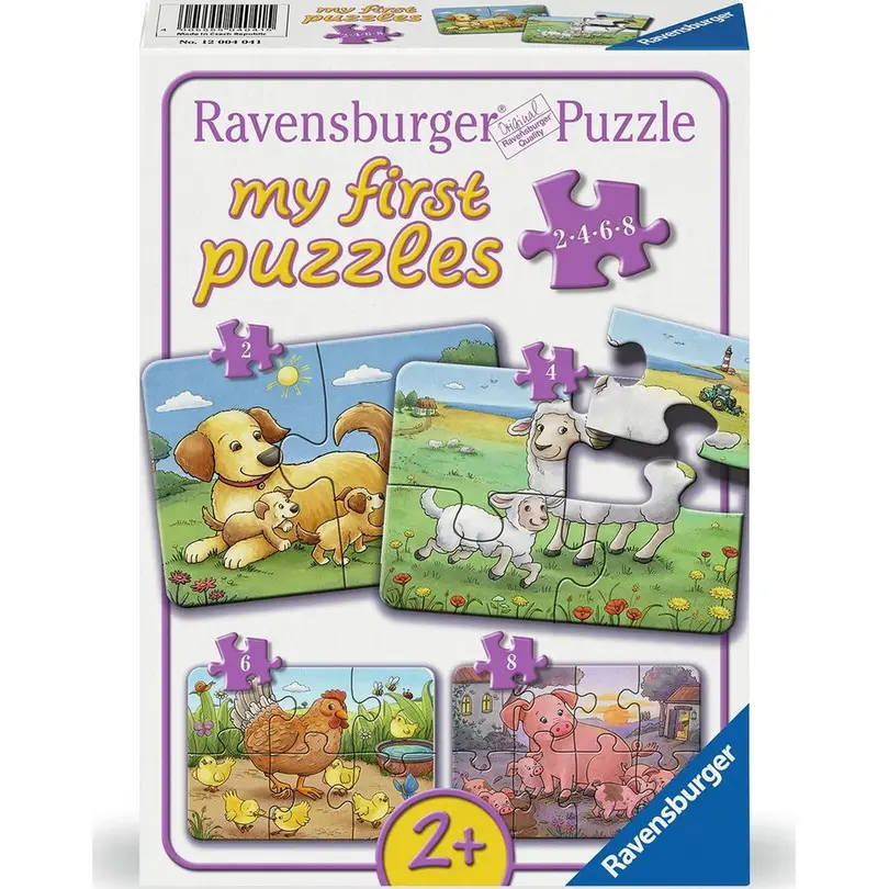 Puzzle 20-teilig Kleine Bauernhoftiere