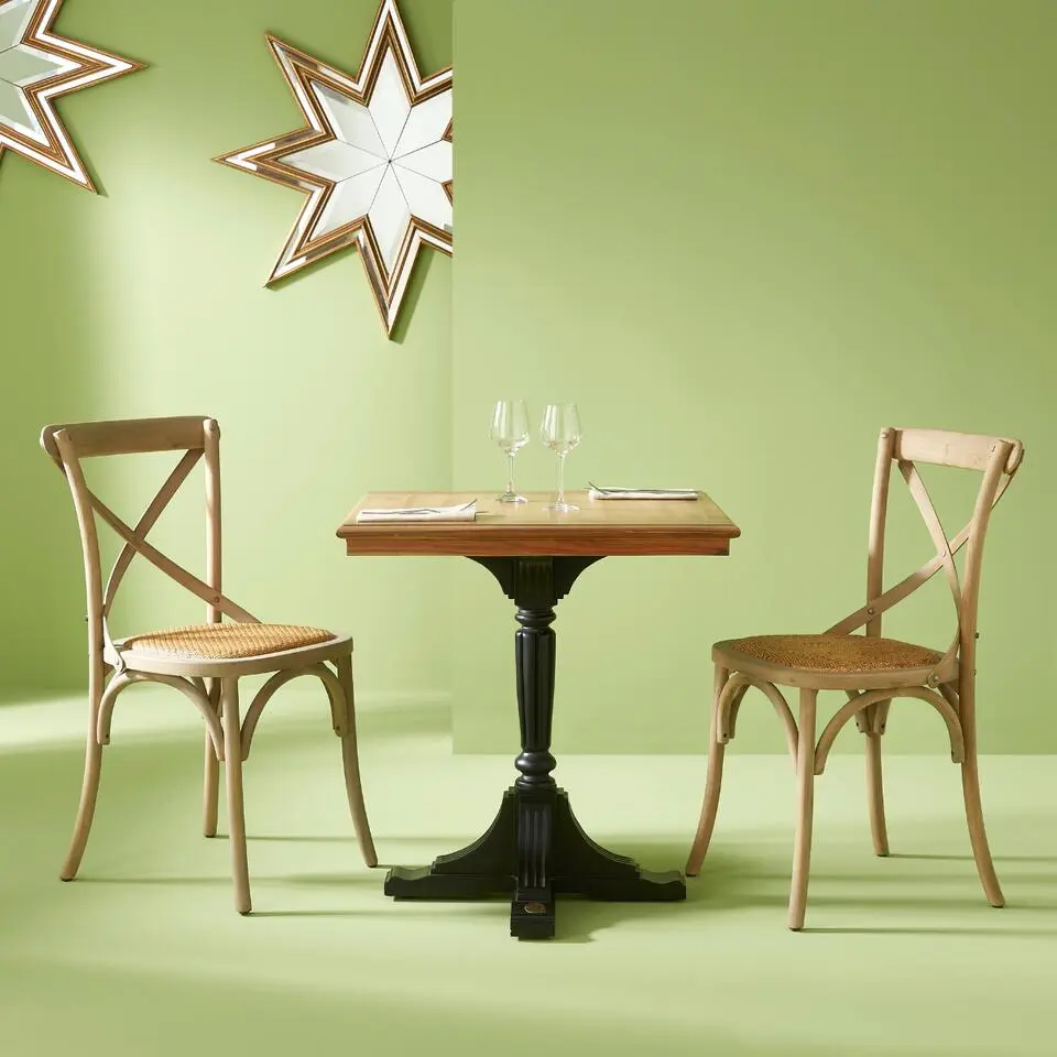 Signature - BISTROT Set van 2 stoelen - Naturel - 61x89x51 cm